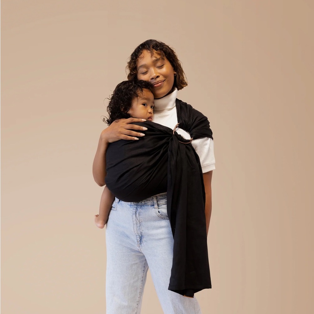 Wildbird Ring Sling - Raven - Black Linen